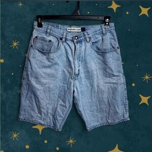 Bugle Boy Light Wash Denim Shorts - Men's Casual Jean Shorts